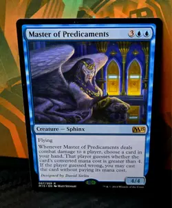 magic the gathering - Master of Predicaments - Sphinx - Rare - Island - Blue - Image 1