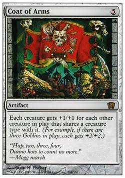 1 x Coat of Arms - 8th Edition - Heavy Play - MTG - Image 1