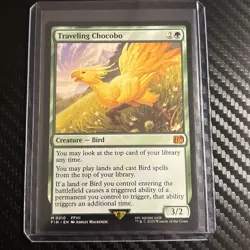 Traveling Chocobo #210 Final Fantasy Mythic Creature MTG - Image 1