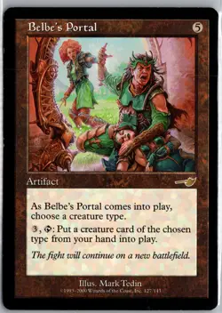 MTG Belbe's Portal Nemesis #127 Rare - Image 1