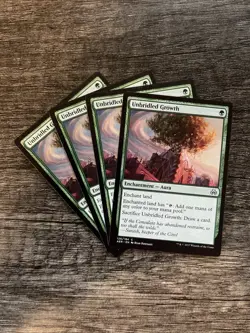 MTG 4x Unbridled Growth x4 LP Aether Revolt - Image 1