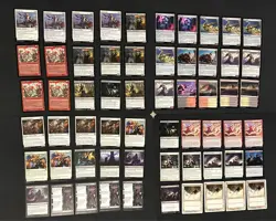 Pauper Hot Wheels Vehicle Action MTG Magic 60 Card Deck with 15 Card Sideboard - Image 1