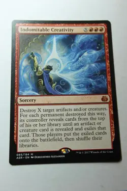 MTG Indomitable Creativity x1- -Aether Revolt-Lightly Played - Image 1