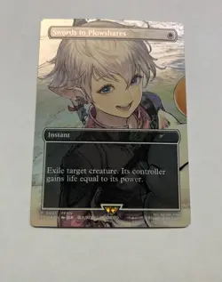 Swords To Plowshares/Alphinaud Full Art Foil Final Fantasy Promo MagicCon 2025 - Image 2