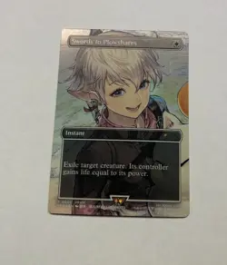 Swords To Plowshares/Alphinaud Full Art Foil Final Fantasy Promo MagicCon 2025 - Image 3