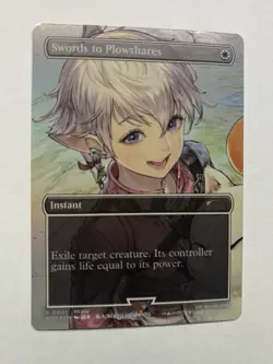 Swords To Plowshares/Alphinaud Full Art Foil Final Fantasy Promo MagicCon 2025 - Image 3