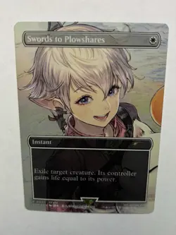 Swords To Plowshares/Alphinaud Full Art Foil Final Fantasy Promo MagicCon 2025 - Image 4