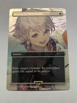 Swords To Plowshares/Alphinaud Full Art Foil Final Fantasy Promo MagicCon 2025 - Image 5