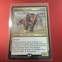 MTG Quartzwood Crasher Ikoria: Lair of Behemoths Regular Rare - Image 1