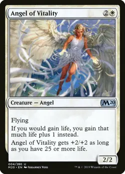 MTG Angel of Vitality (PAGL) - Foil - The List, The List, Lightly Played, Englis - Image 1