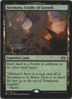 Yavimaya Cradle of Growth Modern Horizons 2 261 LP MTG Magic the Gathering - Image 1