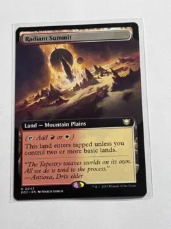 Radiant Summit Extended Art Edge of Eternities #43 - Image 1