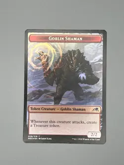 Samurai (003) Goblin Shaman (008) Double-sided Token Kamigawa: Neon Dynasty... - Image 2