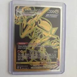 Pokemon TCG Card Rayquaza VMAX TG29/TG30 Silver Tempest Holo Secret Rare 2022 - Image 1