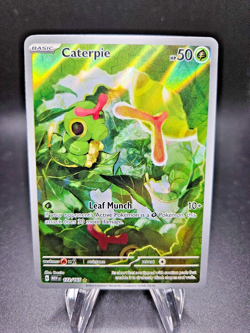 Caterpie 172/165 Sv: Scarlet & Violet 151 Illustration Rare Pokemon Card TCG NM - Image 1