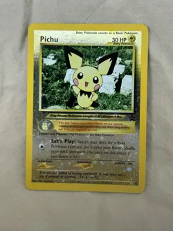 Pokemon Pichu Black Star Promo #35 Reverse Holo - Image 1
