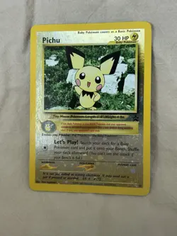 Pokemon Pichu Black Star Promo #35 Reverse Holo - Image 2