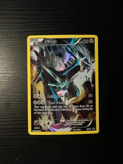 Dialga XY77 Black Star Promo Full Art Holo Rare Pokemon Card HP - Image 1
