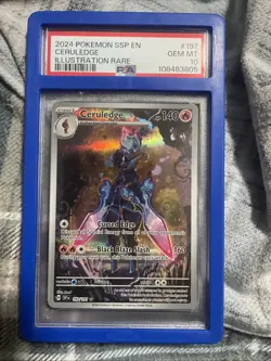 2024 Pokemon SSP en Ceruledge #197 Gem MT Illustration Rare PSA 10 - Image 1