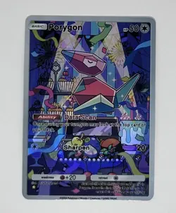 Pocket Porygon Full Art - Pokemon Card Collectable Gift - Image 1