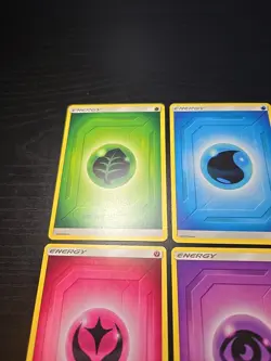 Complete Energy Pokemon Card TCG 2019 Sun Moon Team Up Hidden Fates Fairy Grass - Image 2