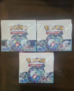 Pokemon Stellar Crown SV07 Booster Box CASE FRESH Factory Sealed Pokemon TCG - Image 1