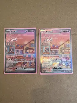 2x Pokemon Mew EX TCG SVP053, Ultra Premium Holo, Black Star Promo - Image 1