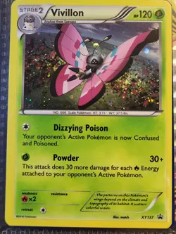 VIVILLON XY137 - MINT / NEAR MINT HOLO PROMO - Pokemon - Image 1