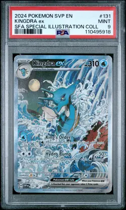 POKEMON SHROUDED FABLE KINGDRA EX #131 ILLUSTRATION PSA 9 MINT #110495918 - Image 1
