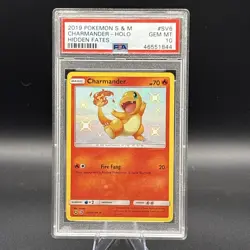 Pokemon 2019 Sun & Moon Hidden Fates Charmander #SV6/SV94 PSA 10 - Image 1