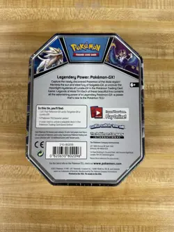 Pokemon Sun and Moon : Lunala GX 2017 Legends of Alola Tin SEALED - Image 2