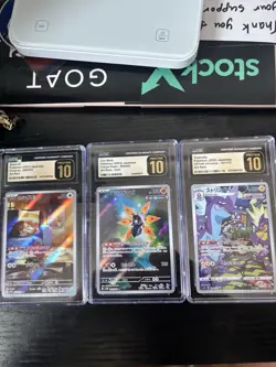 Pokemon TCG Cgc Pristine 10 Lots Toxtricity 181 Iron Moth 069 Skwovet 090 Japan - Image 1