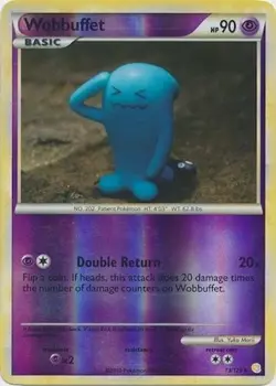 Pokemon TCG - Wobbuffet 13/123 - Reverse Holo - HeartGold SoulSilver [Near Mint] - Image 1