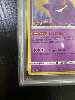 Gengar SWSH052 Promo Champions Path Holo Pin Collection PSA 8 - Pokemon TCG - Image 5