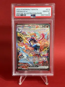 Pokemon Twilight Masquerade Greninja Special Illustration Rare PSA 10 Gem Mint! - Image 1