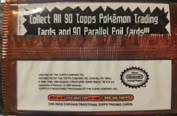 1 X EMPTY 1999 Topps Pokemon Series 1 TV Animation Edition - Image 3