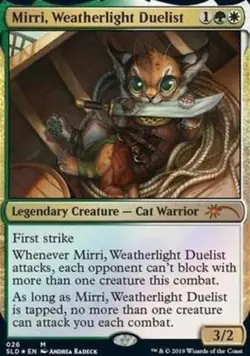 1 x Mirri, Weatherlight Duelist - Foil - Secret Lair - NM-Mint - MTG - Image 1