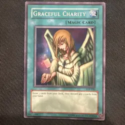 Yu-Gi-Oh! Graceful Charity SDP-040 Starter Deck: Pegasus Unlimited Super Rare MP - Image 1