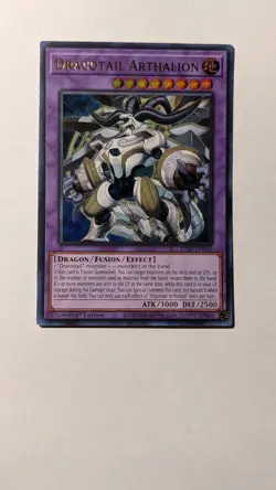 Yu-Gi-Oh! Dracotail Arthalion Ultra Rare 1st Ed Justice Hunters NM JUSH-EN006 - Image 1