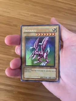 Yu-Gi-Oh! Seiyaryu (Prismatic Secret Rare, DDS-004, NM, PSA 9 Candidate) - Image 3