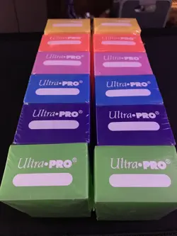 Ultra Pro Set Of 12 COLOR PACK DECK BOXES Magic Pokemon YuGiOh Card Storage Box - Image 4