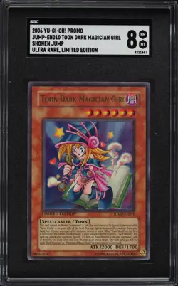 SGC 8 NM-MT 2006 Yu-Gi-Oh! Shonen Jump Promo Toon Dark Magician Girl #JUMP-EN010 - Image 1