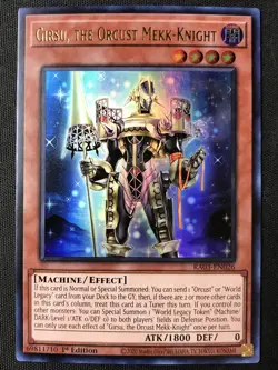 Yu-Gi-Oh TCG #RA03-EN026 Girsu, the Orcust Mekk-Knight 1st Edition Ultra Rare NM - Image 1