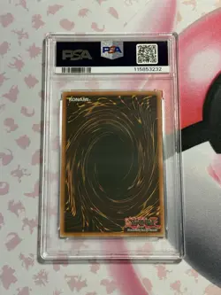 Yugioh PSA 9 Blue-Eyes White Dragon RA03-EN079 Platinum Secret Rare 1st Edition - Image 2