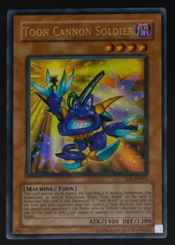Yu-Gi-Oh! Toon Cannon Soldier TP6-EN001 Tournament Pack 6 Unl Ultra Rare NM - Image 1