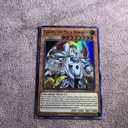 Yugioh Zaborg The Mega Monarch DUPO-EN079 Ultra Rare 1st Ed NM - Image 1