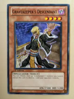 YUGIOH-GRAVEKEEPER'S DESCENDANT-1ST EDITION COMMON/SHORT PRINT-SDMA-EN019 - Image 1