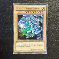 Yugioh Cards | Blue-Eyes White Dragon Ultra Rare | JMP-001 Japanese - Image 1