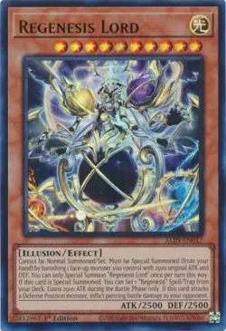 Yugioh! Regenesis Lord - ALIN-EN017 - Ultra Rare - 1st Edition Near Mint, Englis - Image 1
