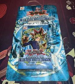Yu-Gi-Oh! 2002 Legend of Blue Eyes White Dragon Blister Pack Sealed - Image 1
